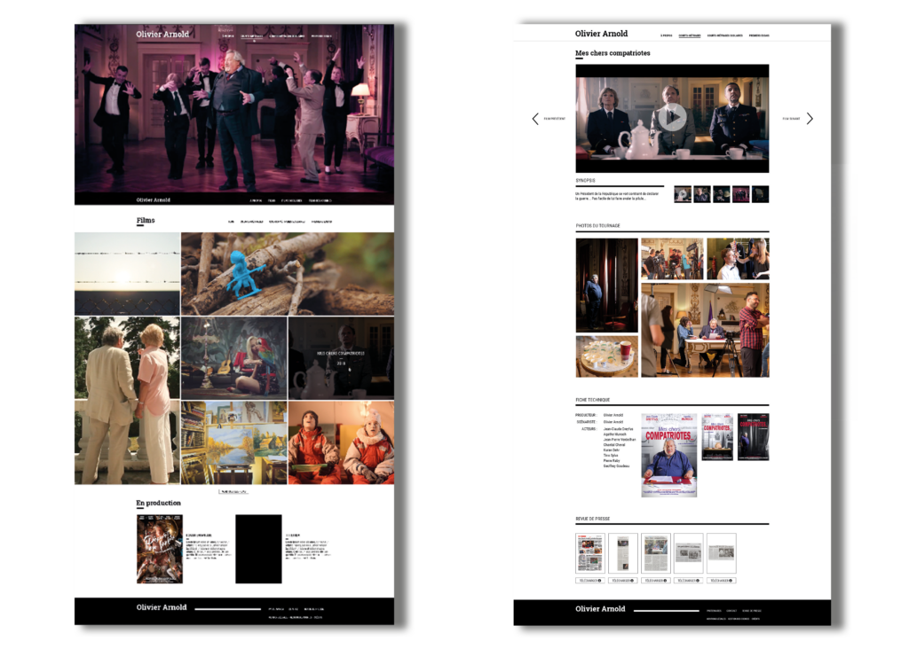 Site Web Olivier Arnold